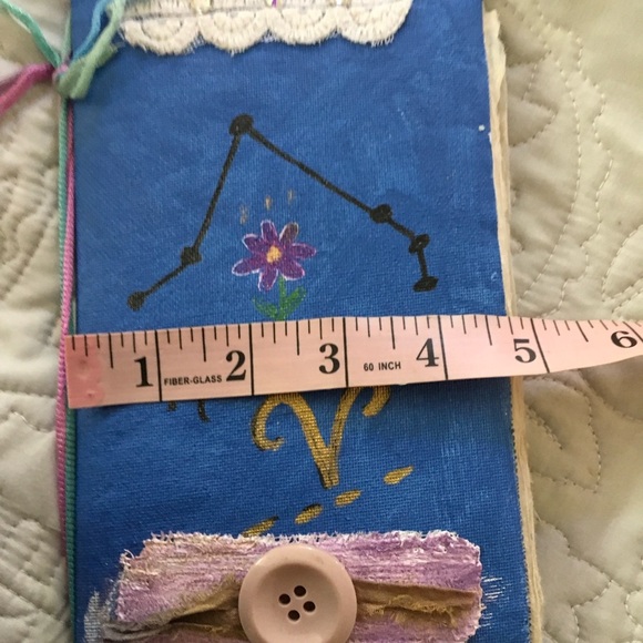 Handmade Aries Zodiac Junk Journal 48 Pages - Picture 11 of 16